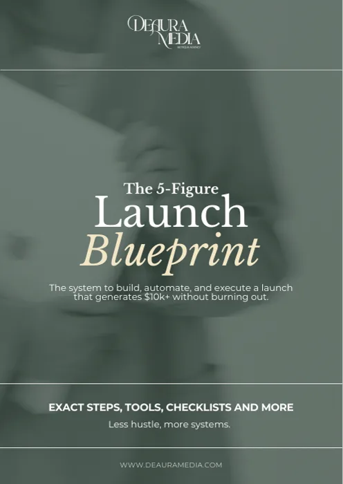 The 5-Figure Launch Blueprint cover
