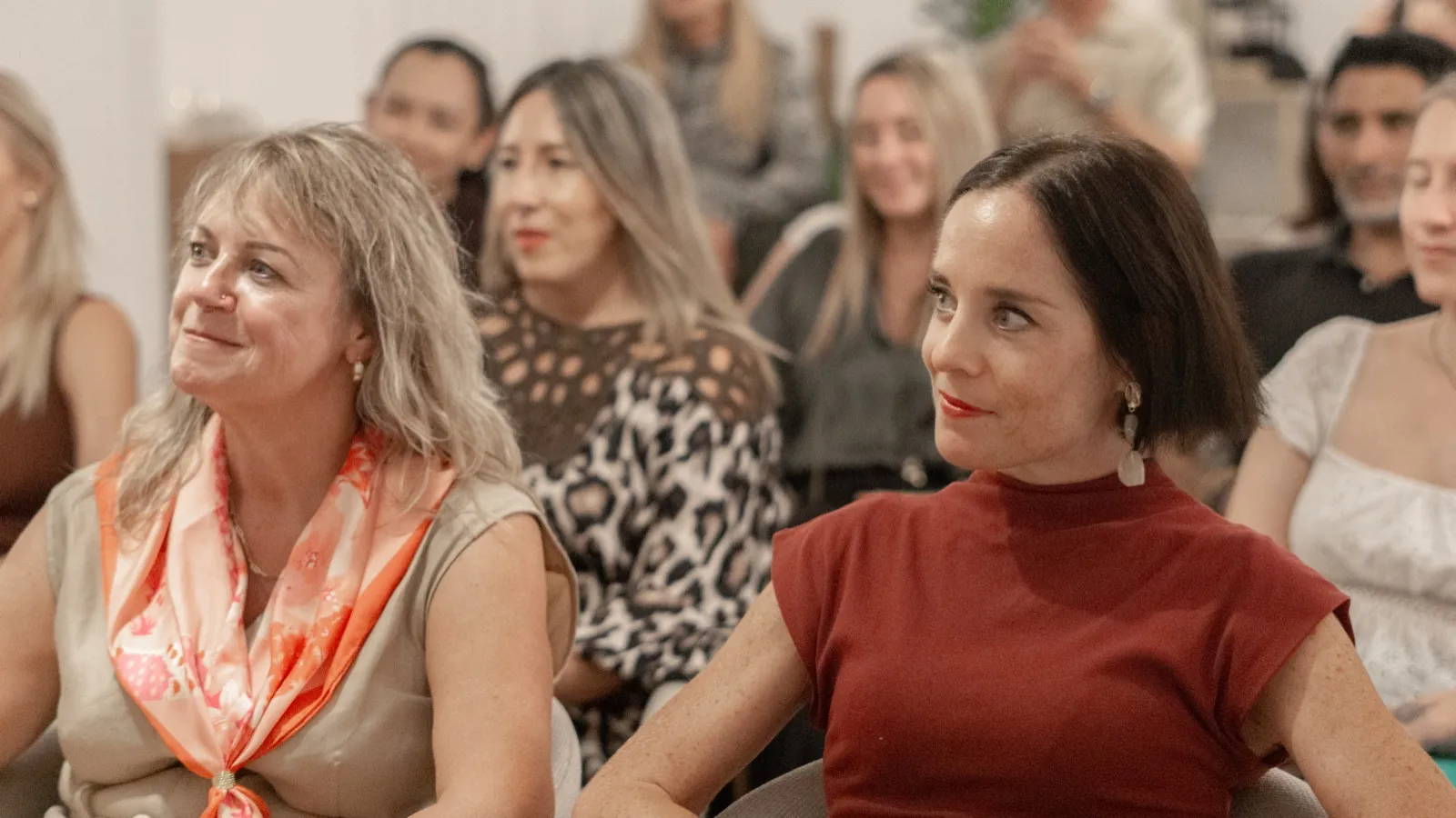 The audience listening at A Night for Entrepreneurs