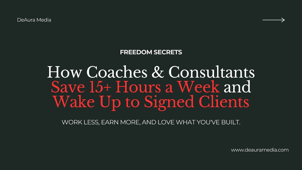 Freedom Secrets video training