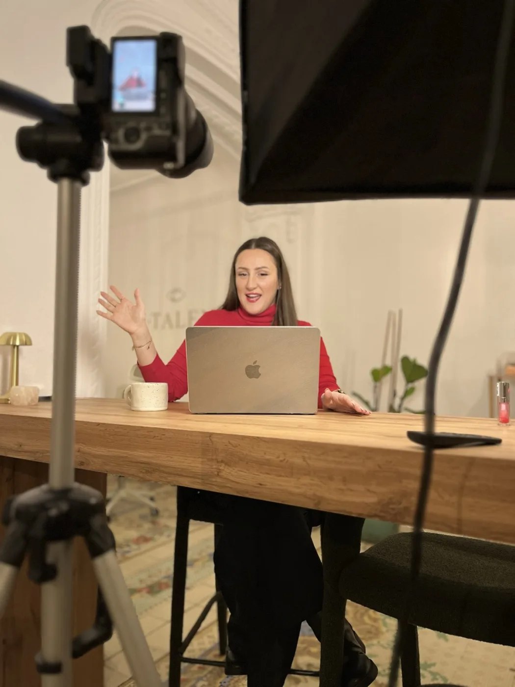 Elsi filming at Citalent Boutique